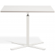 Boost Gas Lift Single Leg Table for Rectangular Tops